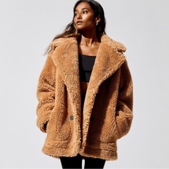 Carbon38 Jackets & Blazers - 49. Carbon38 Double Breasted Teddy Coat Size M